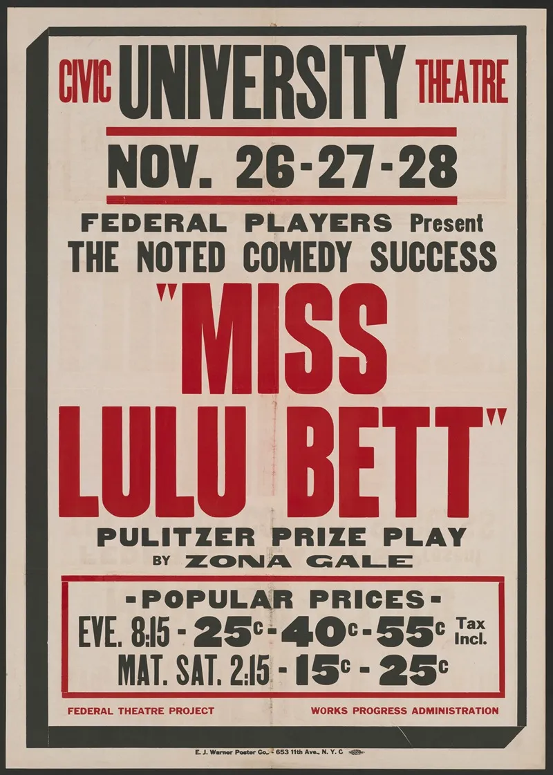 Miss Lulu Bett Wall Art by Anonymous - High-Resolution Digital Print