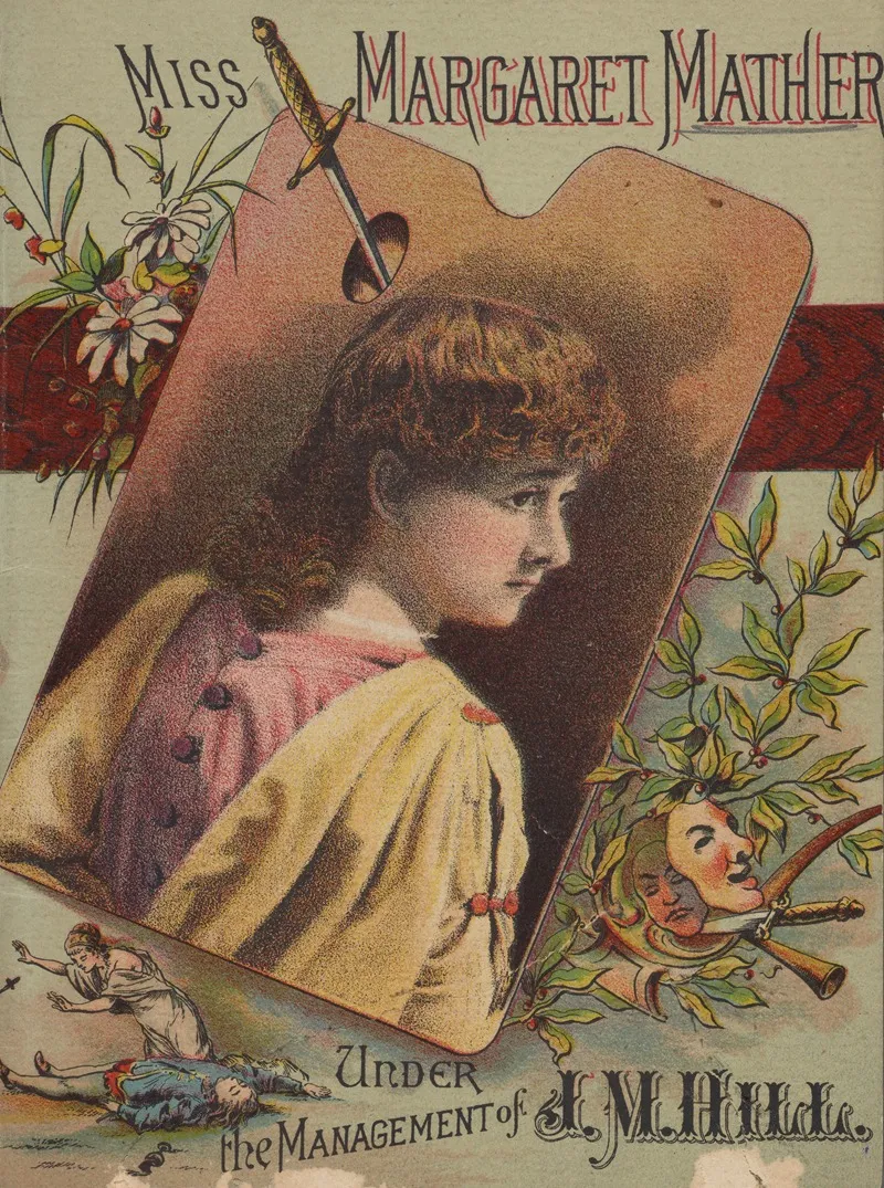 Miss Margaret Mather Wall Art by Courier Litho. Co. - High-Resolution Digital Print