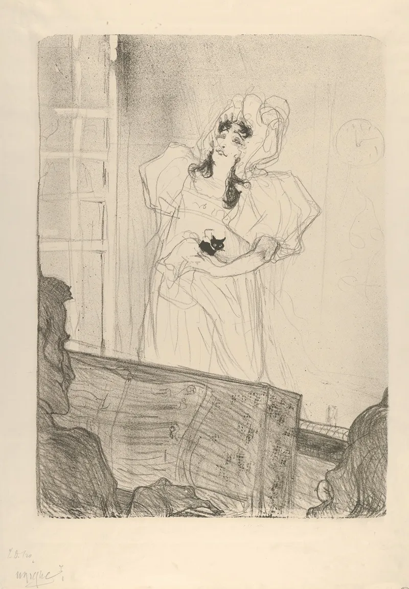 Miss May Belfort 3 Wall Art by Henri de Toulouse-Lautrec - High-Resolution Digital Print