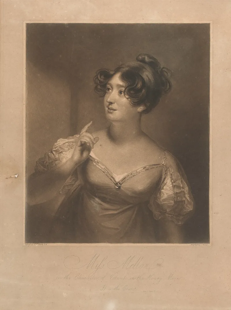 Miss Mellon In The Character Of Voltante In The Honey Moon