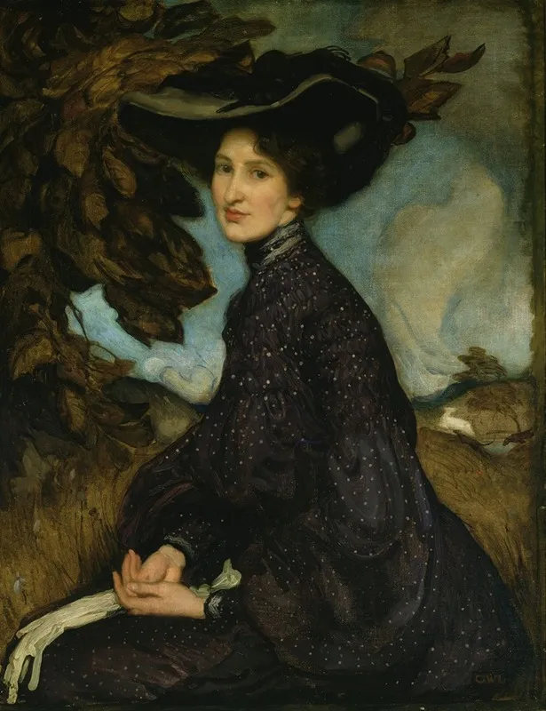 Miss Thea Proctor Wall Art by George Washington Lambert - High-Resolution Digital Print