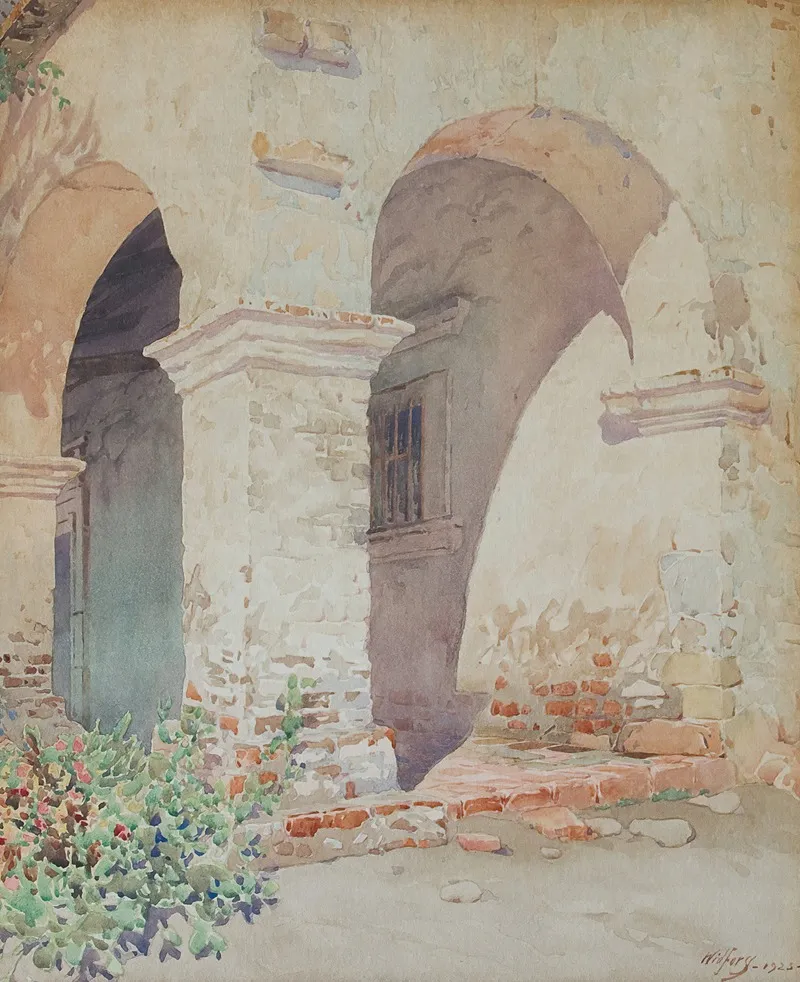Mission San Juan Capistrano Wall Art by Gunnar Mauritz Widforss - High-Resolution Digital Print