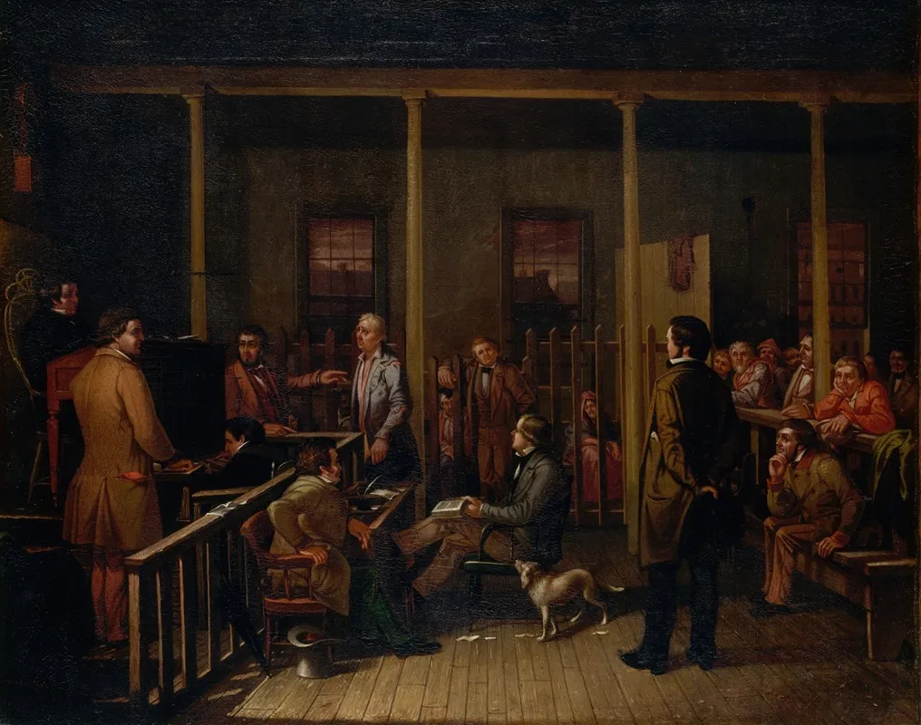 Missouri Courtroom Wall Art by William Josiah Brickey - High-Resolution Digital Print