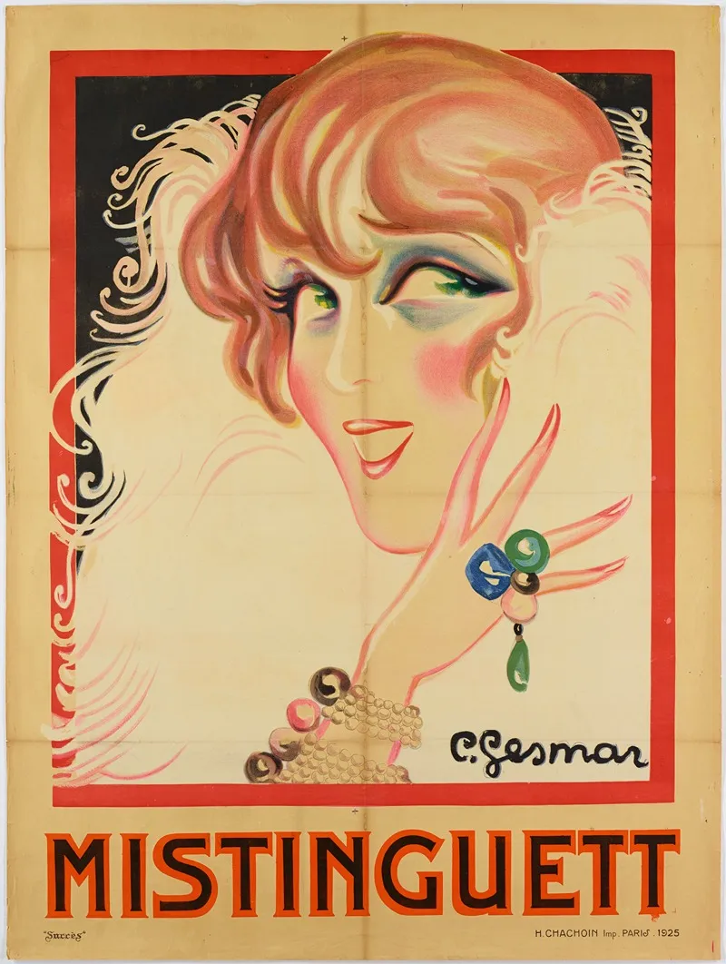 Mistinguett Wall Art by Charles Gesmar - High-Resolution Digital Print
