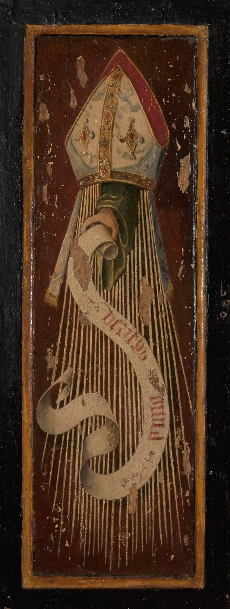 Mitre And Motto Of Tongerlo Abbey Wall Art by Goswin van der Weyden - High-Resolution Digital Print