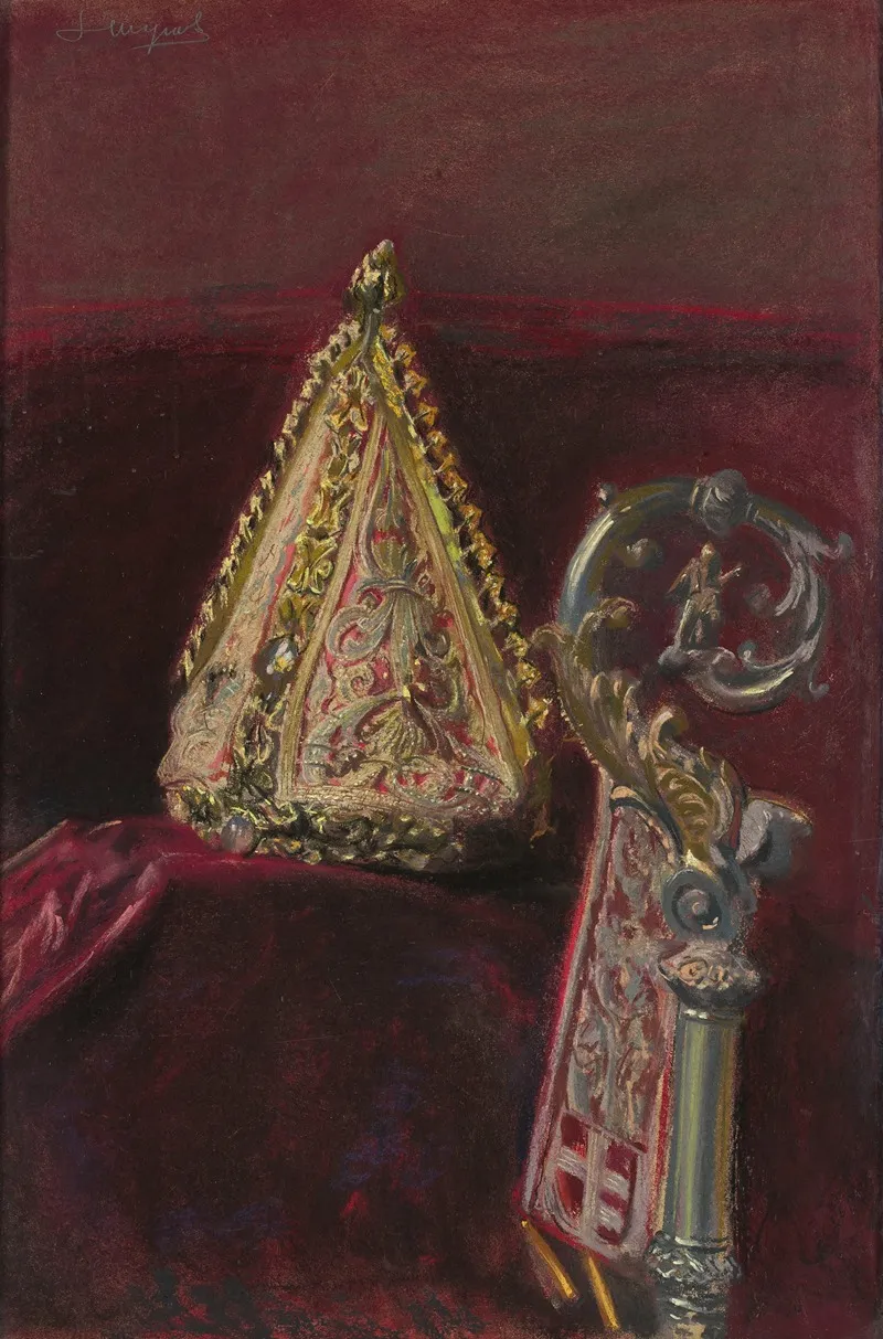 Mitre Of Bishop Strzempinski And Staff Of Bishop Gembicki