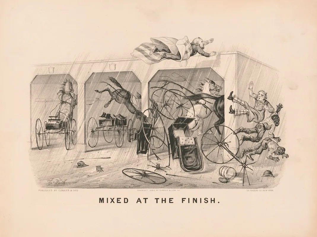 Mixed At The Finish Wall Art by Thomas Worth - High-Resolution Digital Print