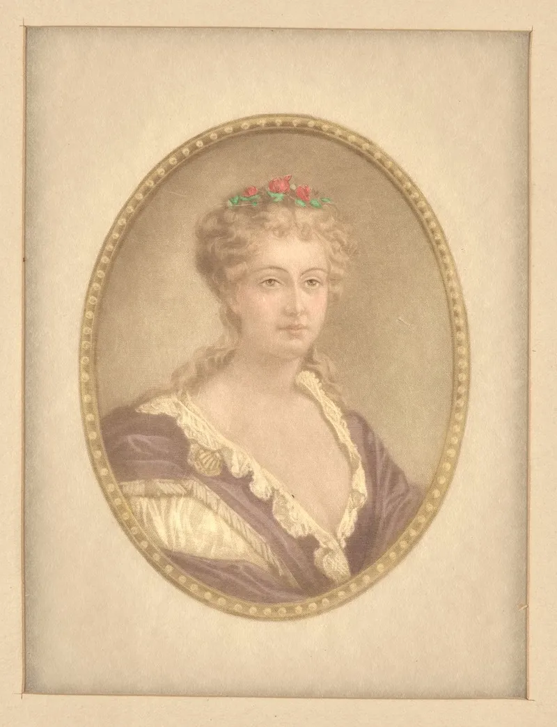 Mlle Voss Wall Art by George Wistar Hodge Ritchie - High-Resolution Digital Print