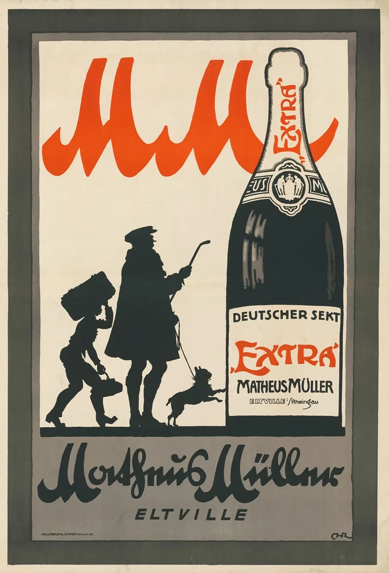 Mm Matheus Muller Eltville Deutscher Sekt Wall Art by Franz Christophe - High-Resolution Digital Print