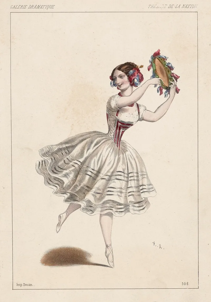 Mme Cerito St Leon Role De Stella 2e Tableau Wall Art by Alexandre Lacauchie - High-Resolution Digital Print