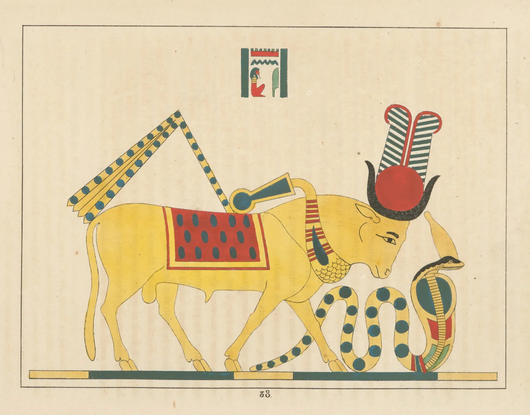 Mnevis Taureau Consacre A Dieu Phre Ra Wall Art by Léon-Jean-Joseph Dubois - High-Resolution Digital Print