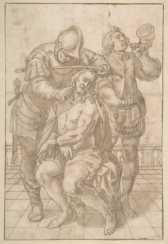 Mocking Of Christ Wall Art by Johann Heintz - High-Resolution Digital Print