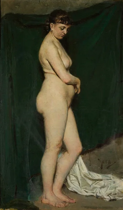Model Study 2 Wall Art by Anders Zorn - High-Resolution Digital Print