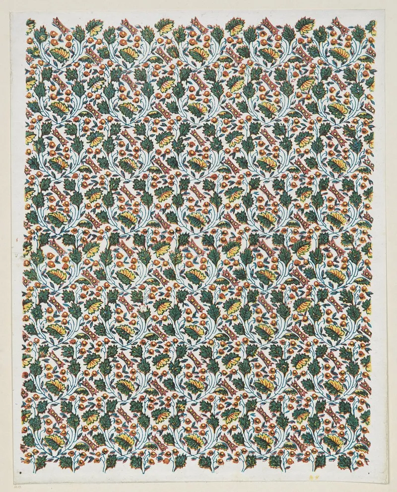 Modeldruckpapier Florales Flachenmuster 3
