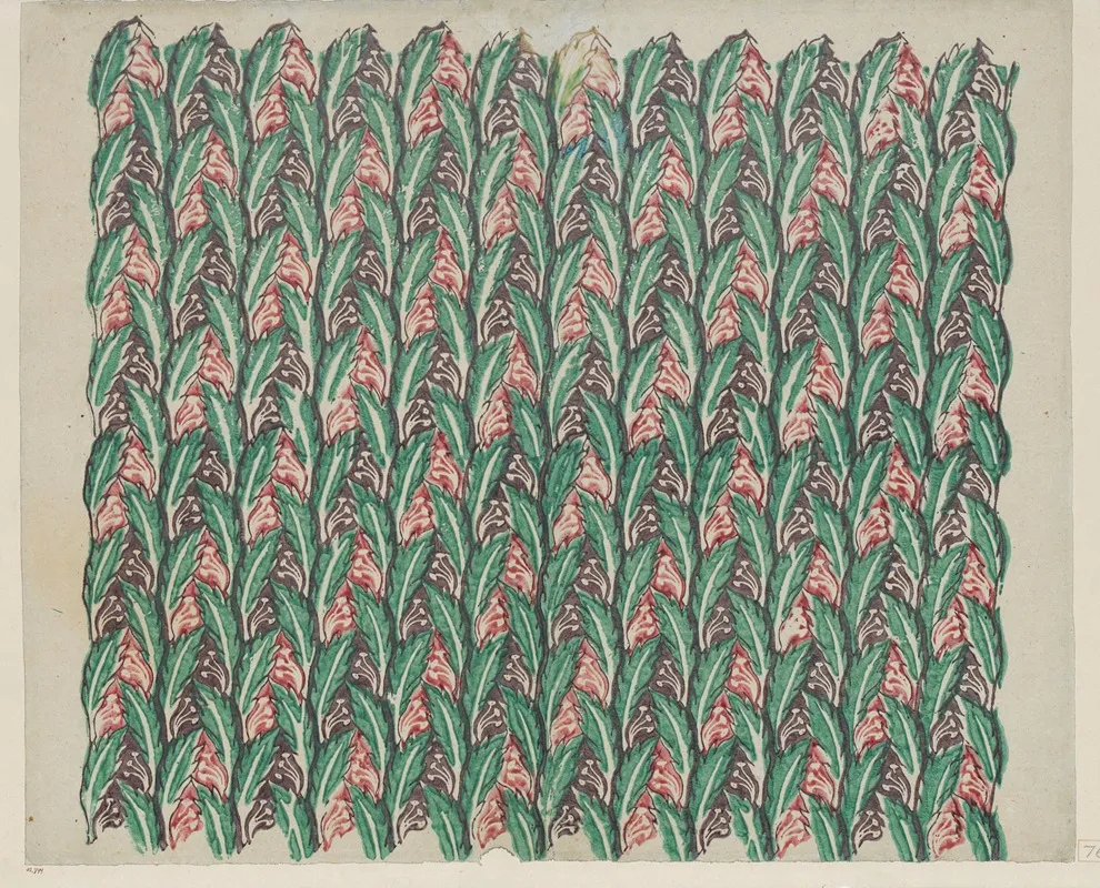 Modeldruckpapier Florales Muster