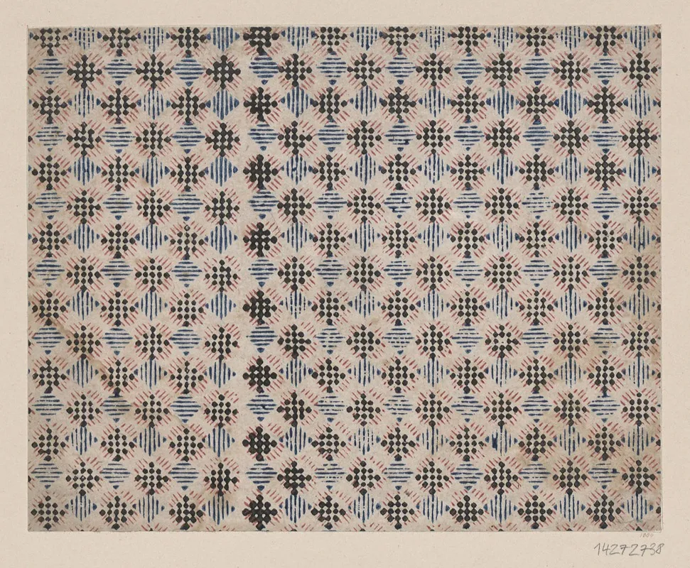 Modeldruckpapier Geometrisches Flachenmuster 4