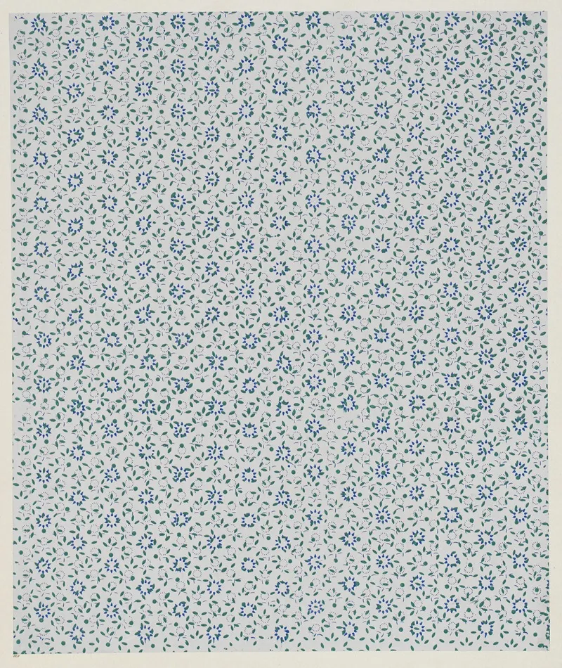 Modeldruckpapier Kleines Muster Mit Simplen Blumen