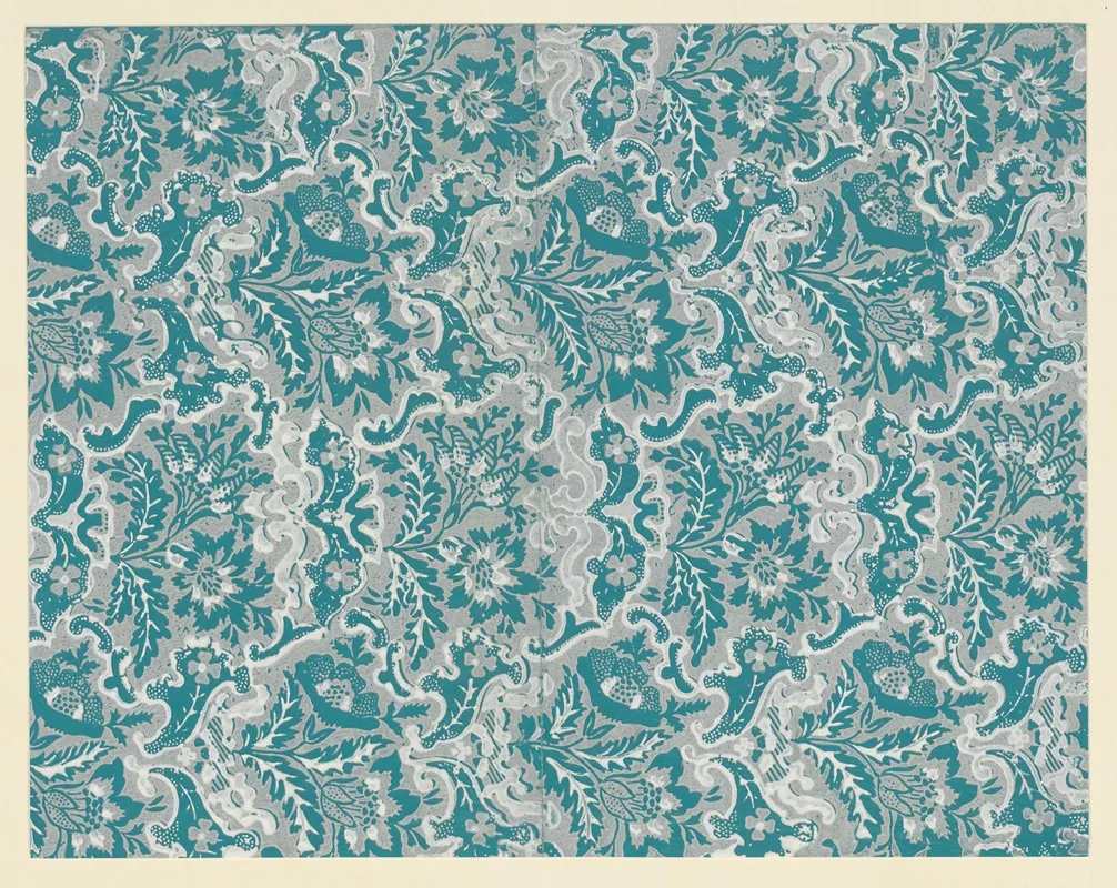 Modeldruckpapier Verschiedene Bluten An Zweigen 2