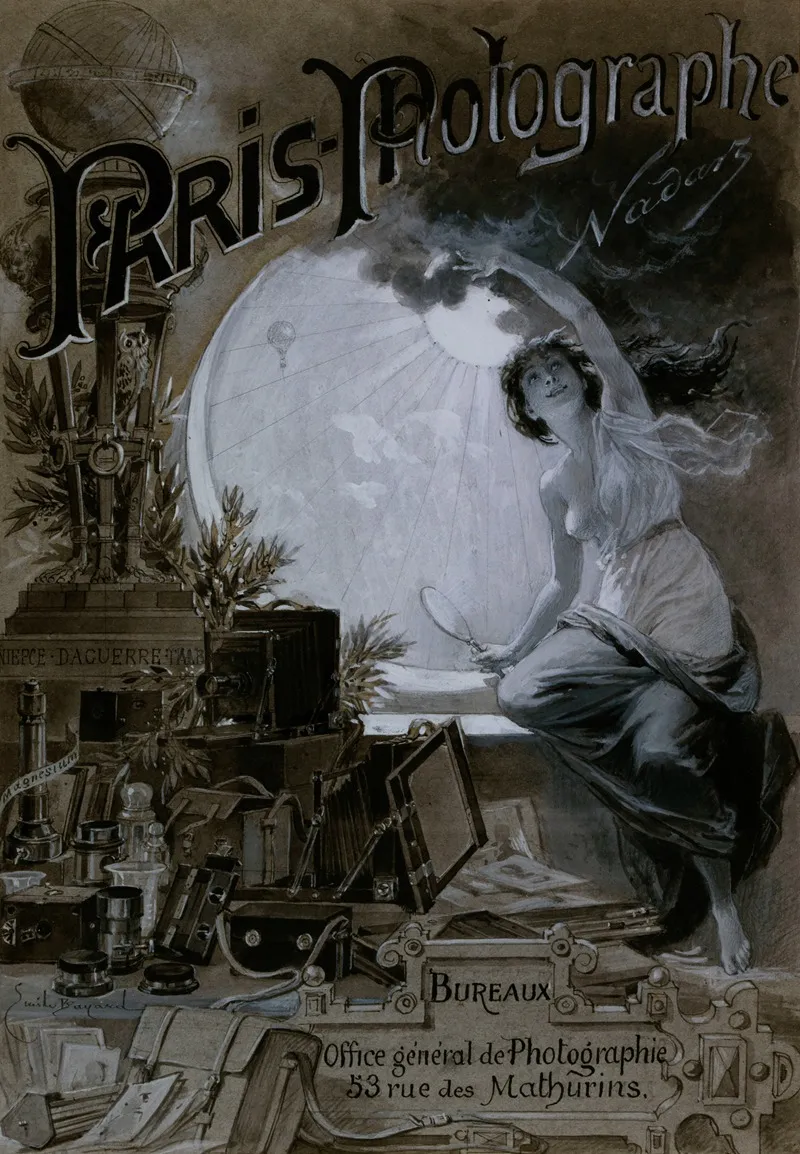 Modele Pour La Couverture Du Journal Nadar Paris Photographie 2