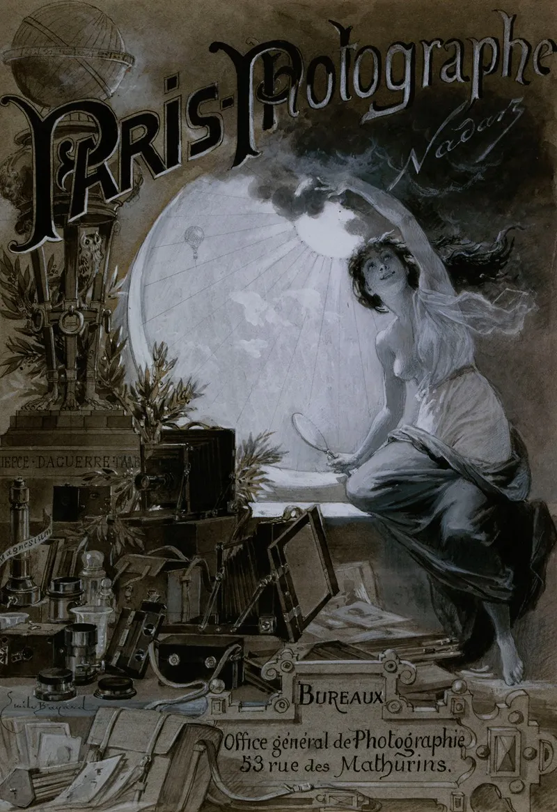 Modele Pour La Couverture Du Journal Nadar Paris Photographie