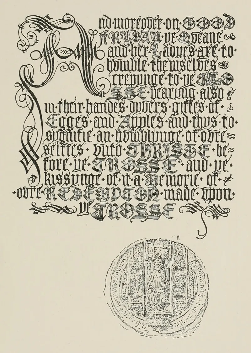 Modern Blackletter Wall Art by Frank Chouteau Brown - High-Resolution Digital Print