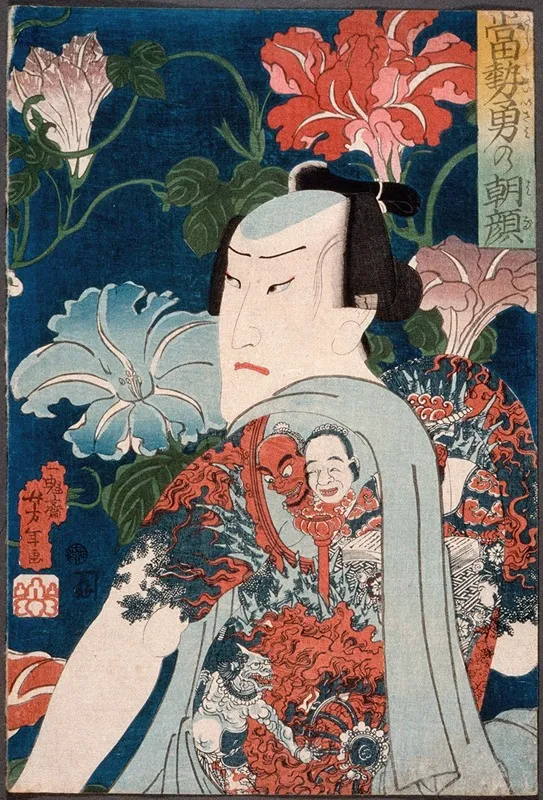 Modern Gallants With Morning Glories