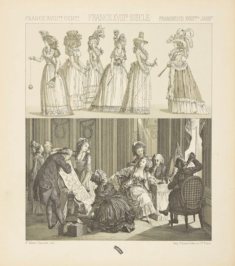 Modes Feminines Du Regne De Louis Xvi