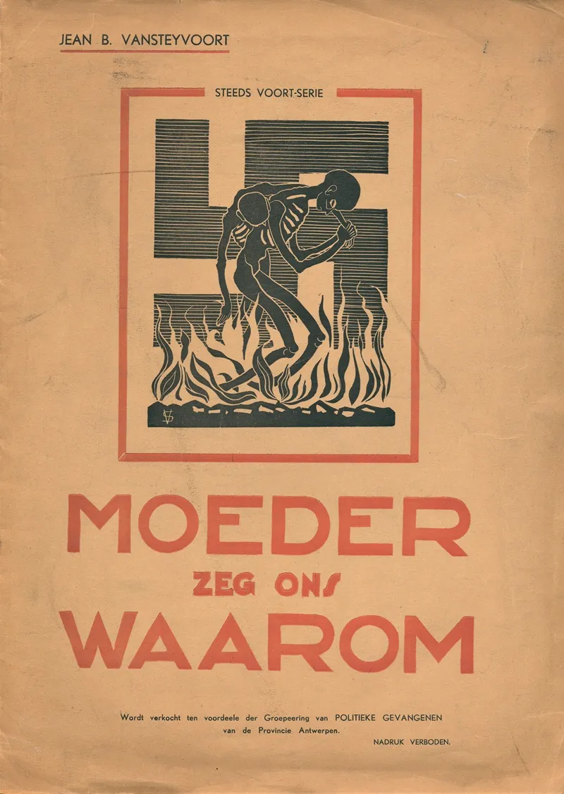 Moeder Zeg Ons Waarom Title Page Wall Art by Jean B. Vansteyvoort - High-Resolution Digital Print