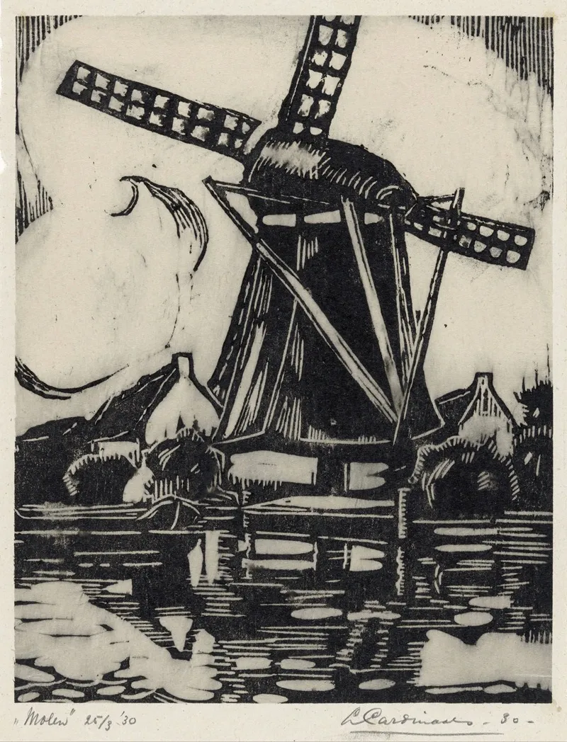 Molen Wall Art by Louis Cardinaals - High-Resolution Digital Print