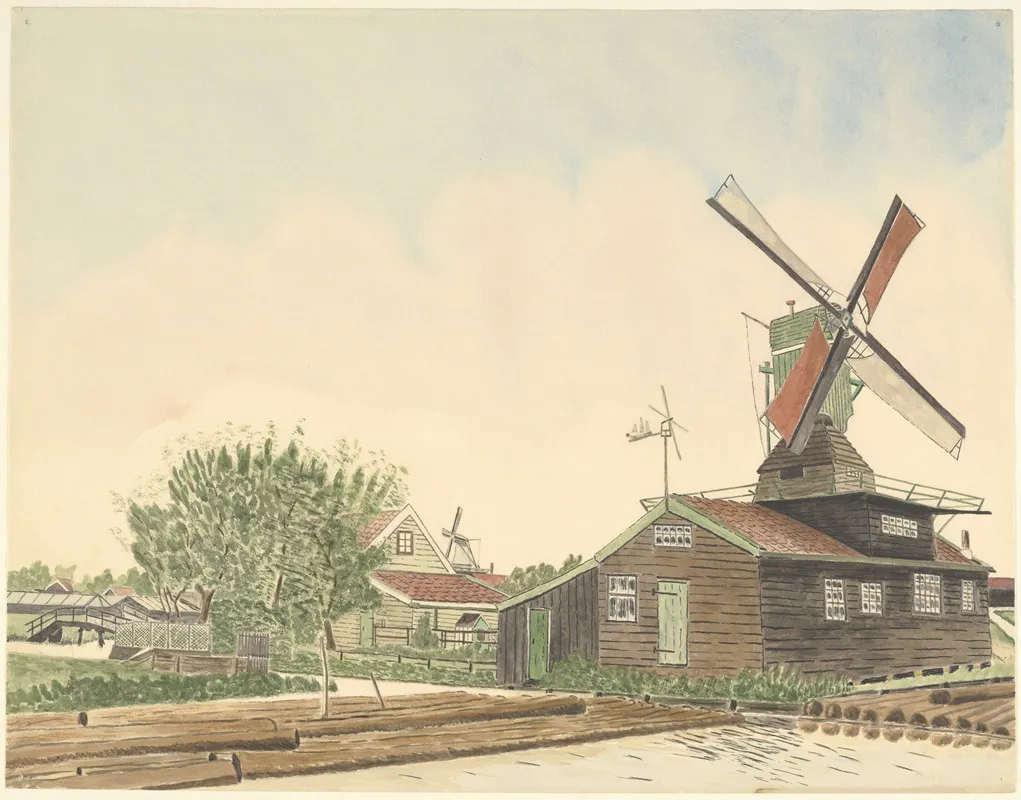 Molens Houtzaagmolen De Gebroeders