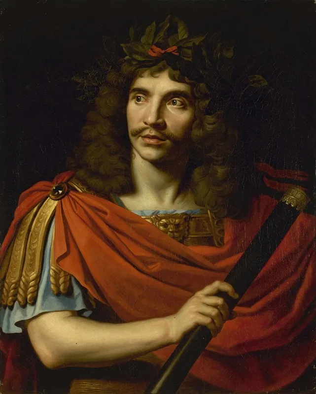 Moliere 1622 1673 Dans Le Role De Cesar De La Mort De Pompee
