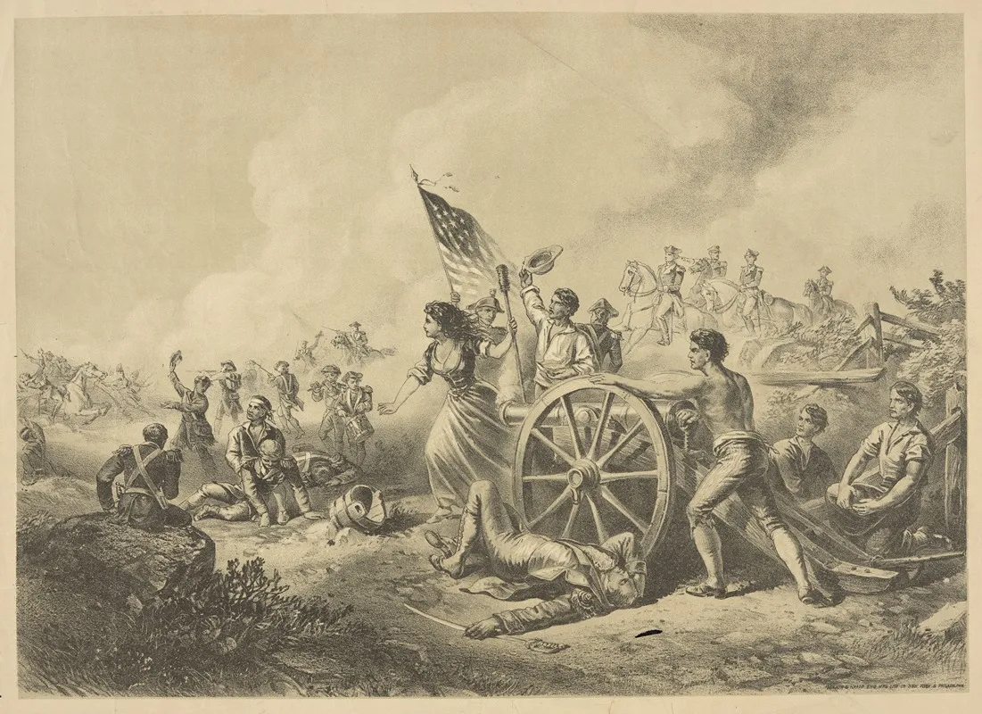 Moll Pitcher At The Battle Of Monmouth