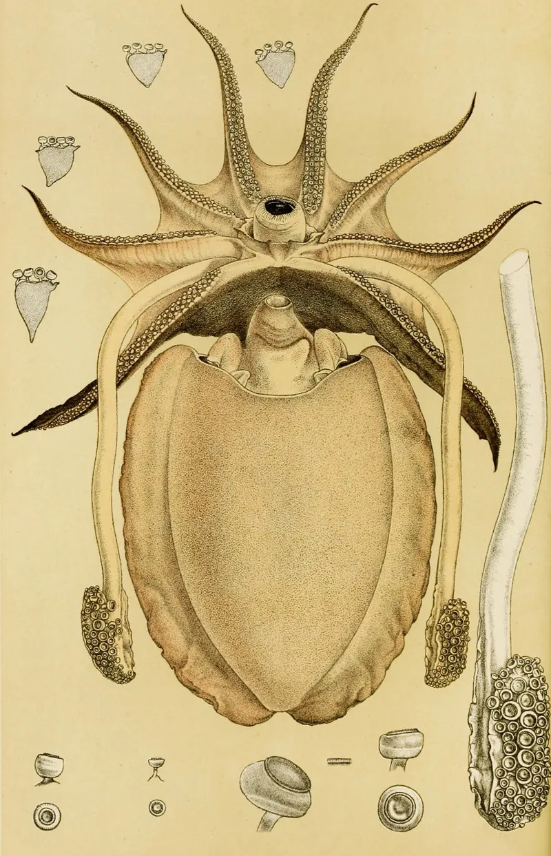 Mollusca Iv Wall Art by Frederick McCoy - High-Resolution Digital Print