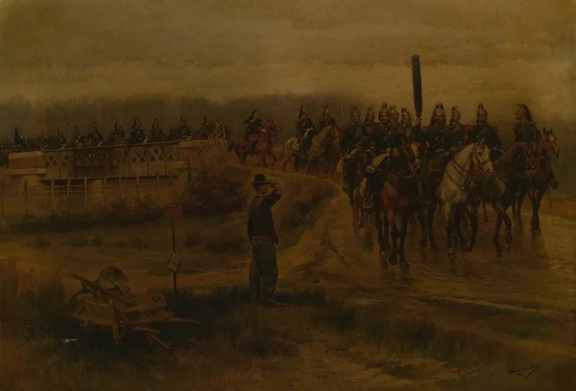 Mon Ancien Regiment Wall Art by Jean-Baptiste Édouard Detaille - High-Resolution Digital Print