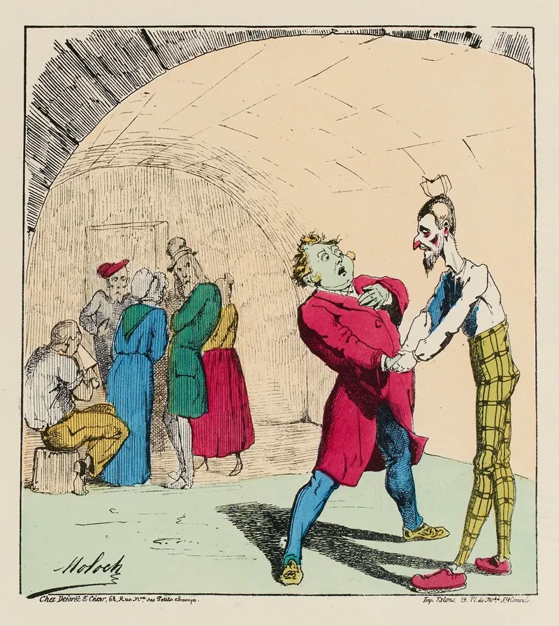 Mon Cher Ami Dans Les Circonstances Critiques Comme Celles Ou Nous Nous Trouvons Il Faut Savoir Se Sacrifier Pour Wall Art by Moloch (Alphonse Hector Colomb) - High-Resolution Digital Print