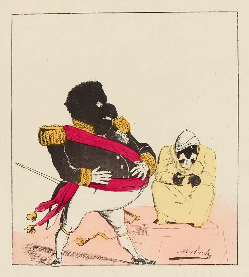 Mon Cousin Je Sens Quelque Chose En Moi Qui Me Dit Que Nos Affaires Navancent Pas Wall Art by Moloch (Alphonse Hector Colomb) - High-Resolution Digital Print