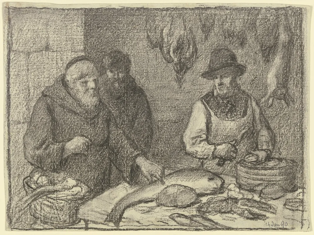 Monk With A Fishmonger