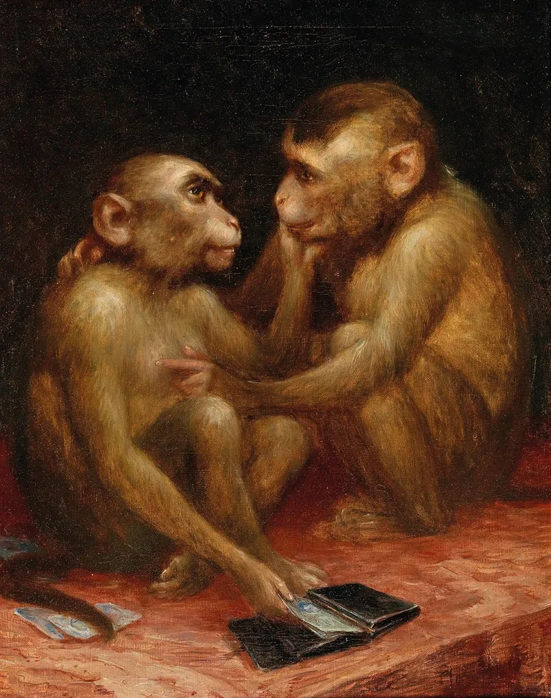 Monkey Business Wall Art by Josef Heimerl - High-Resolution Digital Print