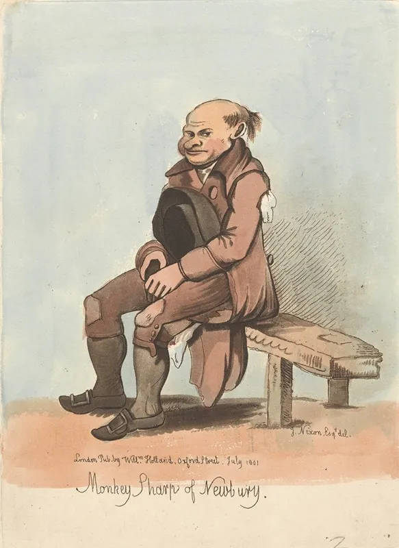 Monkey Sharp Of Newbury Wall Art by John Nixon - High-Resolution Digital Print