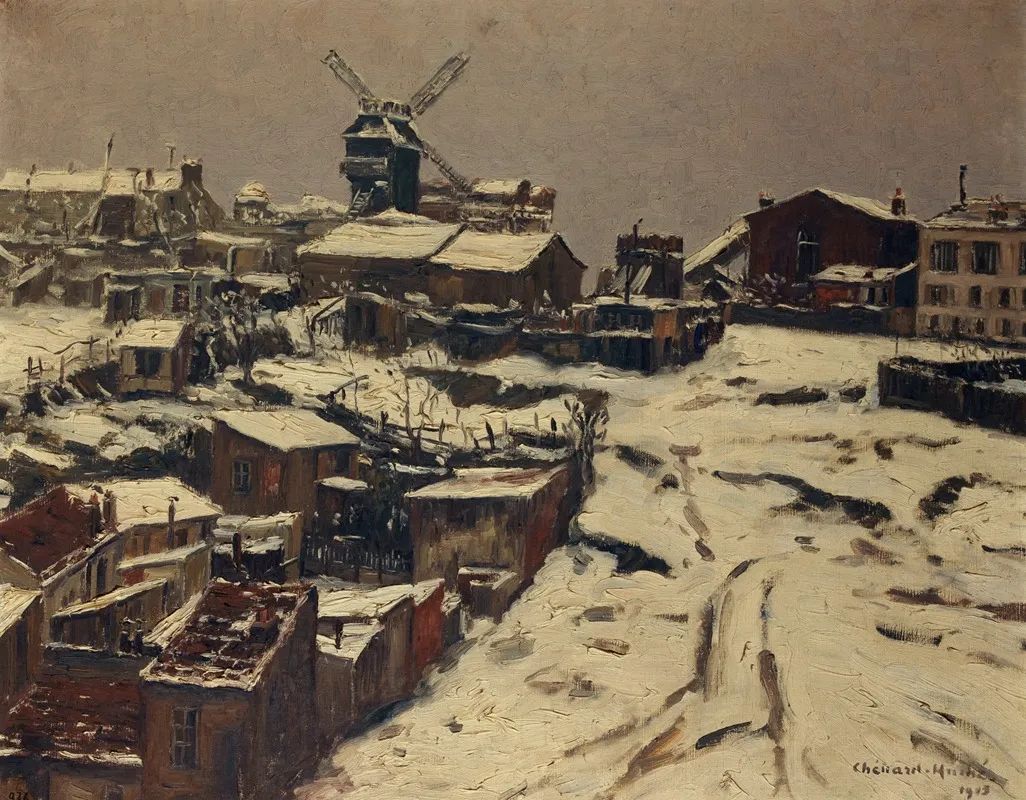Montmartre Effet De Neige