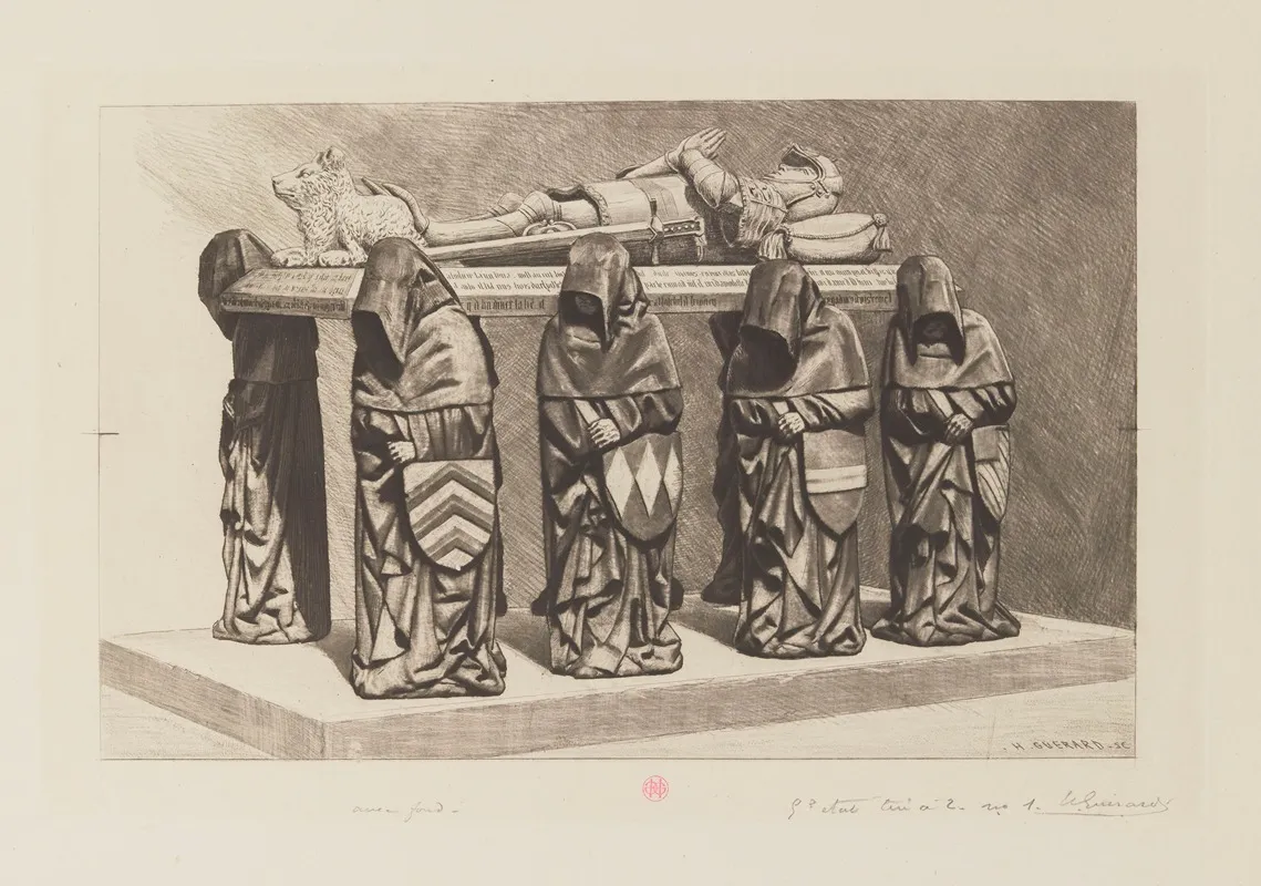 Monument Funeraire De Philippe Pot Collection Du Comte De Vesvrottes Dijon