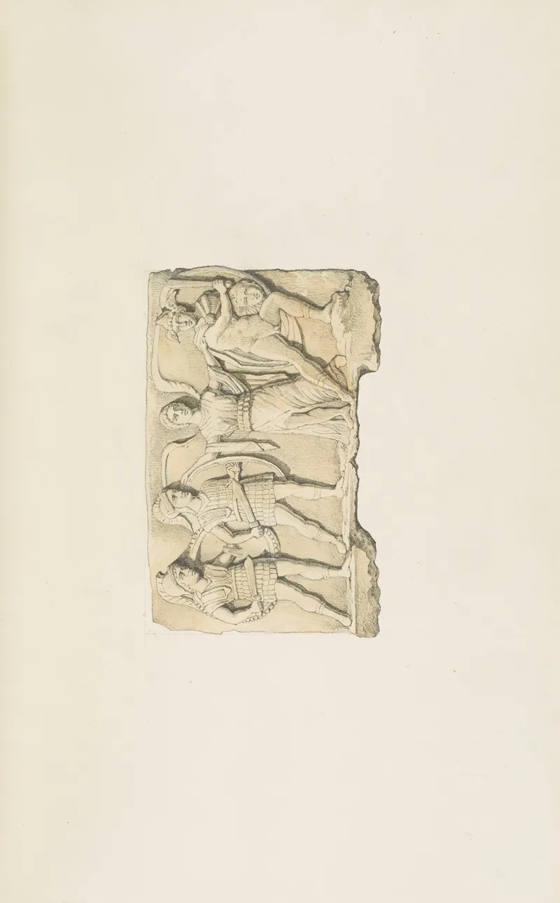 Monuments Antiques Dessines Pl 040 Wall Art by Jean-Baptiste Muret - High-Resolution Digital Print