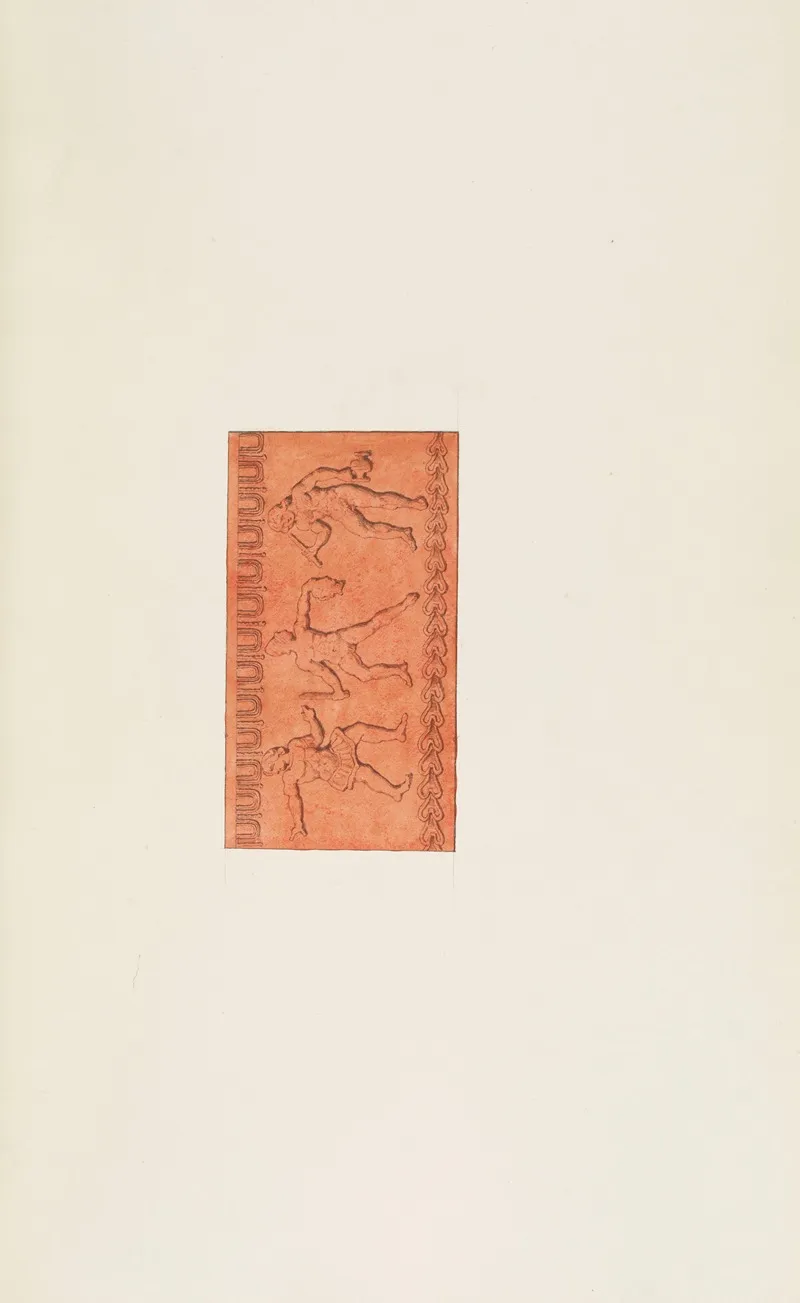 Monuments Antiques Dessines Pl 041 Wall Art by Jean-Baptiste Muret - High-Resolution Digital Print