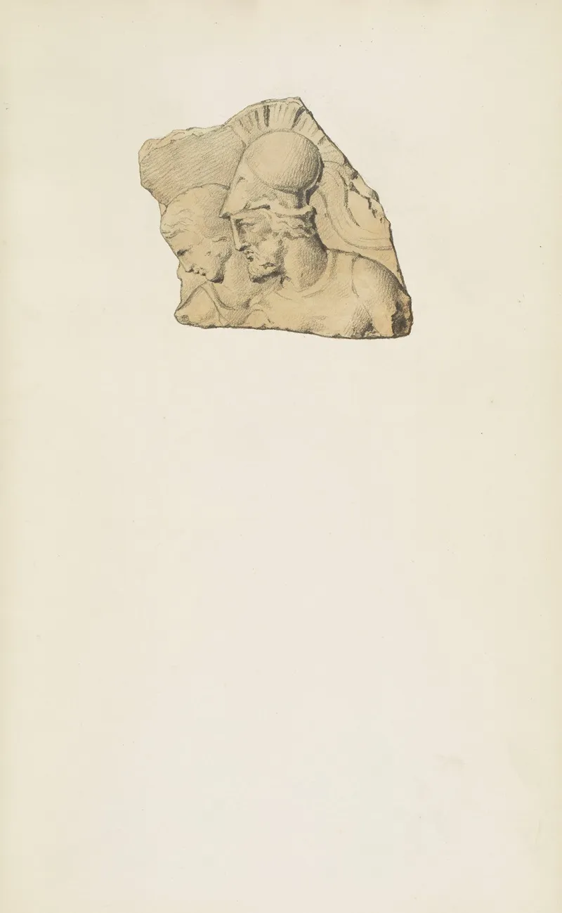 Monuments Antiques Dessines Pl 048 Wall Art by Jean-Baptiste Muret - High-Resolution Digital Print
