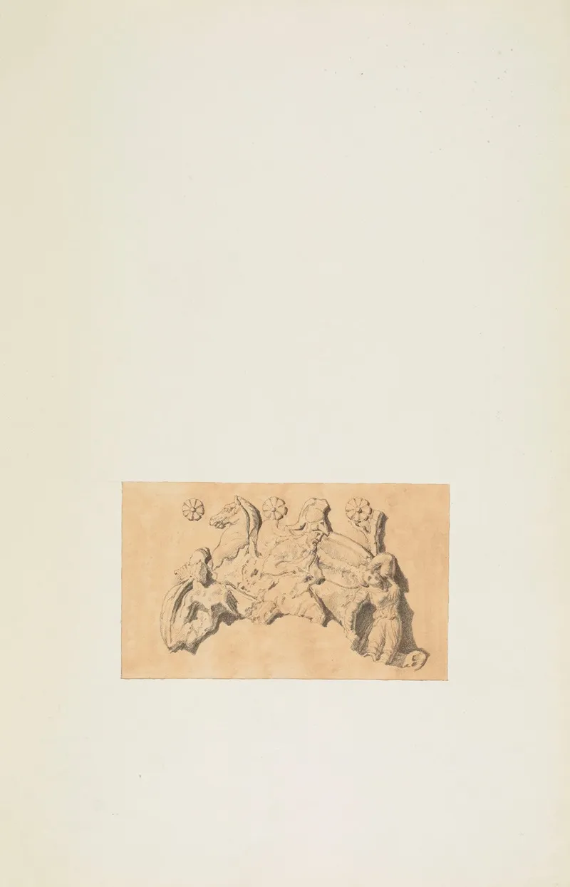 Monuments Antiques Dessines Pl 056 Wall Art by Jean-Baptiste Muret - High-Resolution Digital Print