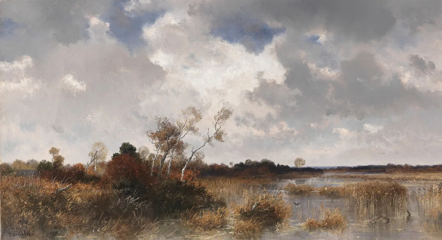 Mooslandschaft Im Herbst