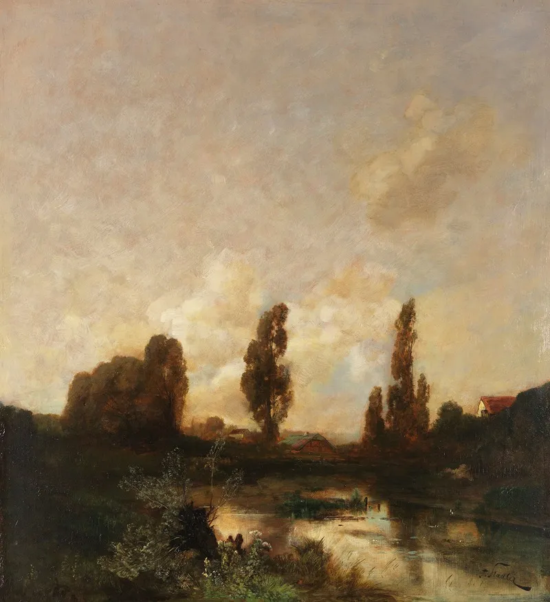 Mooslandschaft Mit Gehoften Voralpenland