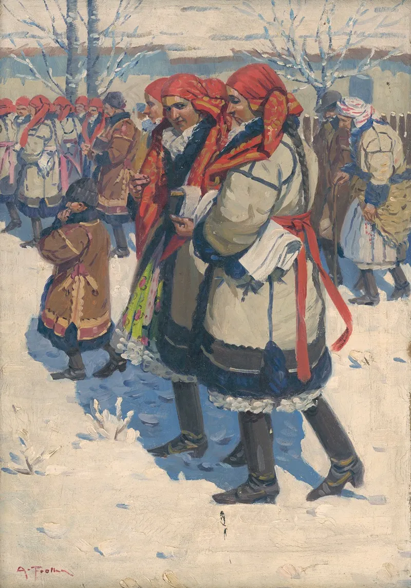 Moravian Slovaks In Winter