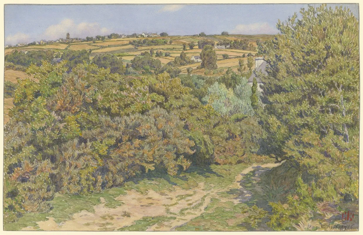Morgat 2 Wall Art by Henri Rivière - High-Resolution Digital Print