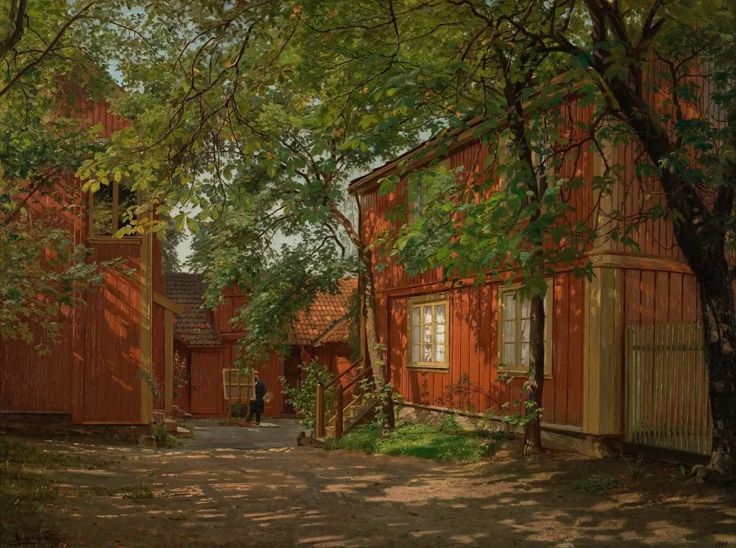 Morgen Majorstuveien 8 Wall Art by Amaldus Nielsen - High-Resolution Digital Print